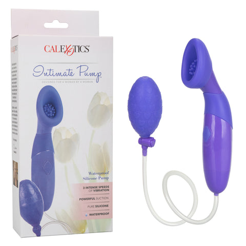 Intimate Pump Waterproof Silicone Clitoral Pump Purple