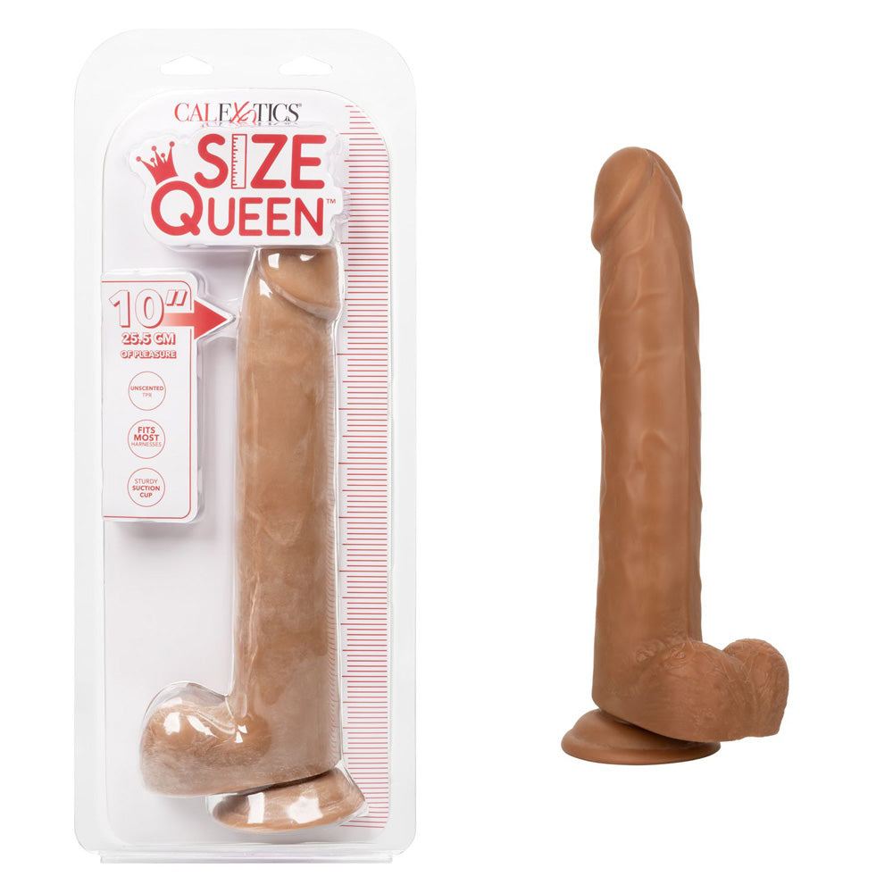 Size Queen 10 Inch Brown