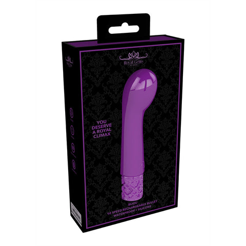 Royal Gems Bijou Rechargeable Silicone Bullet Purple
