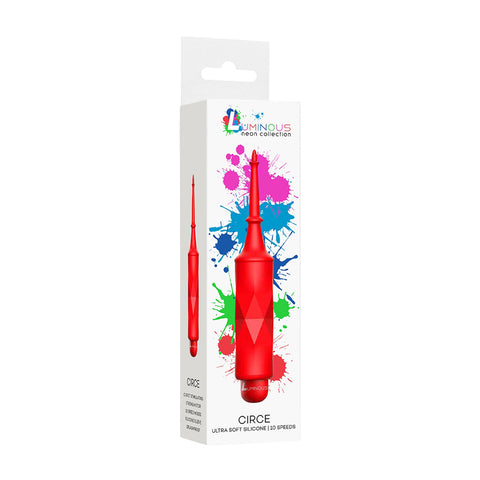 Luminous Circe Abs Bullet With Silicone Sleeve 10-Speeds Red