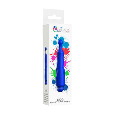 Luminous Dido Abs Bullet With Silicone Sleeve 10-Speeds Royal Blue