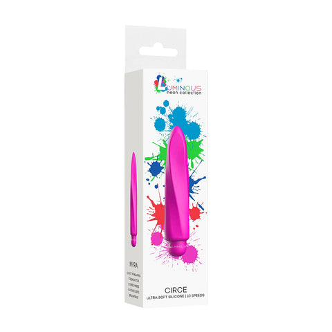Luminous Myra Abs Bullet With Silicone Sleeve 10-Speeds Fuchsia