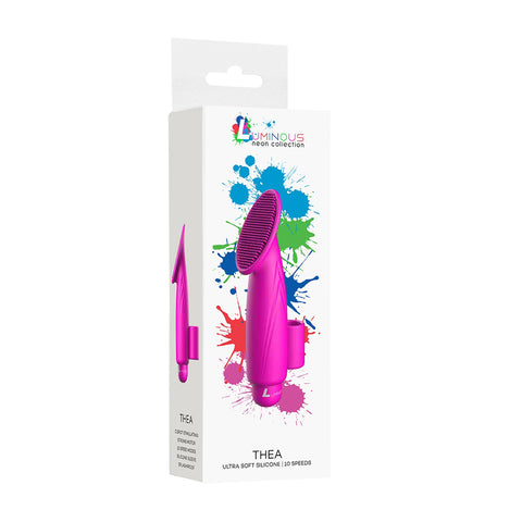 Luminous Thea Abs Bullet With Silicone Sleeve 10-Speeds Fuchsia