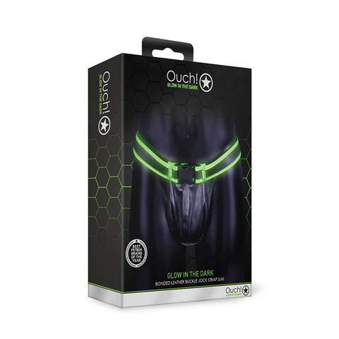 Ouch! Buckle Jock Strap Glow In The Dark S/M