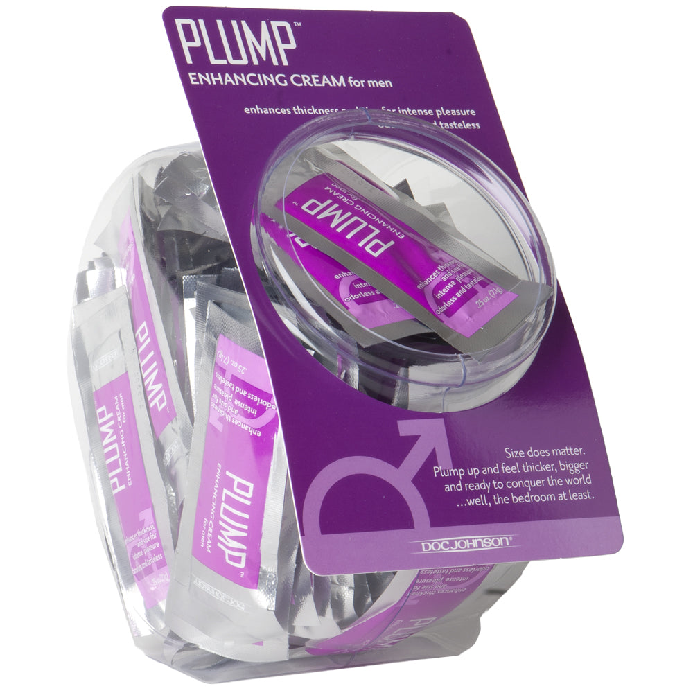 Plump - Enhancing Cream For Men - Fishbowl Display - 100 Pieces