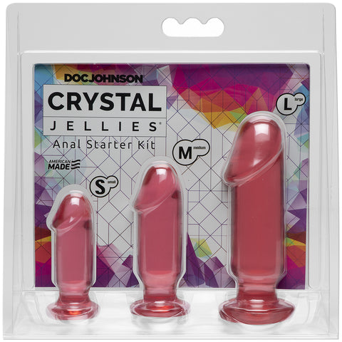 Crystal Jellies – Anal Starter Kit Pink