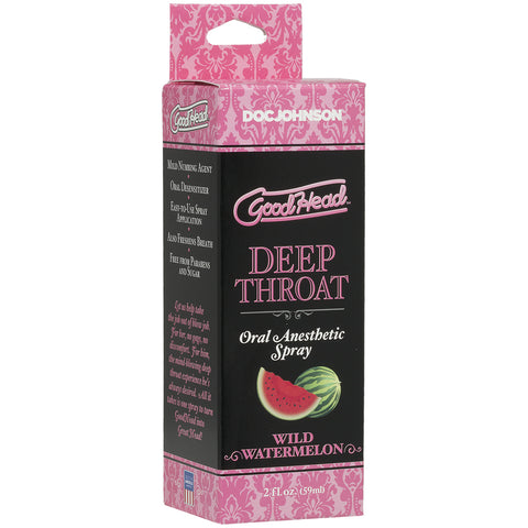 Goodhead Deep Throat Spray Wild Watermelon 2 oz.