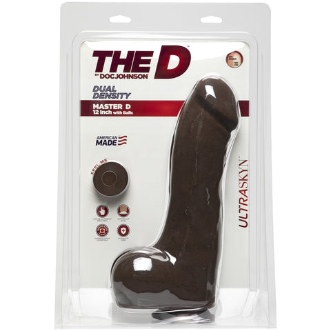 The D Master D 12 Inch With Balls Ultraskyn Chocolate