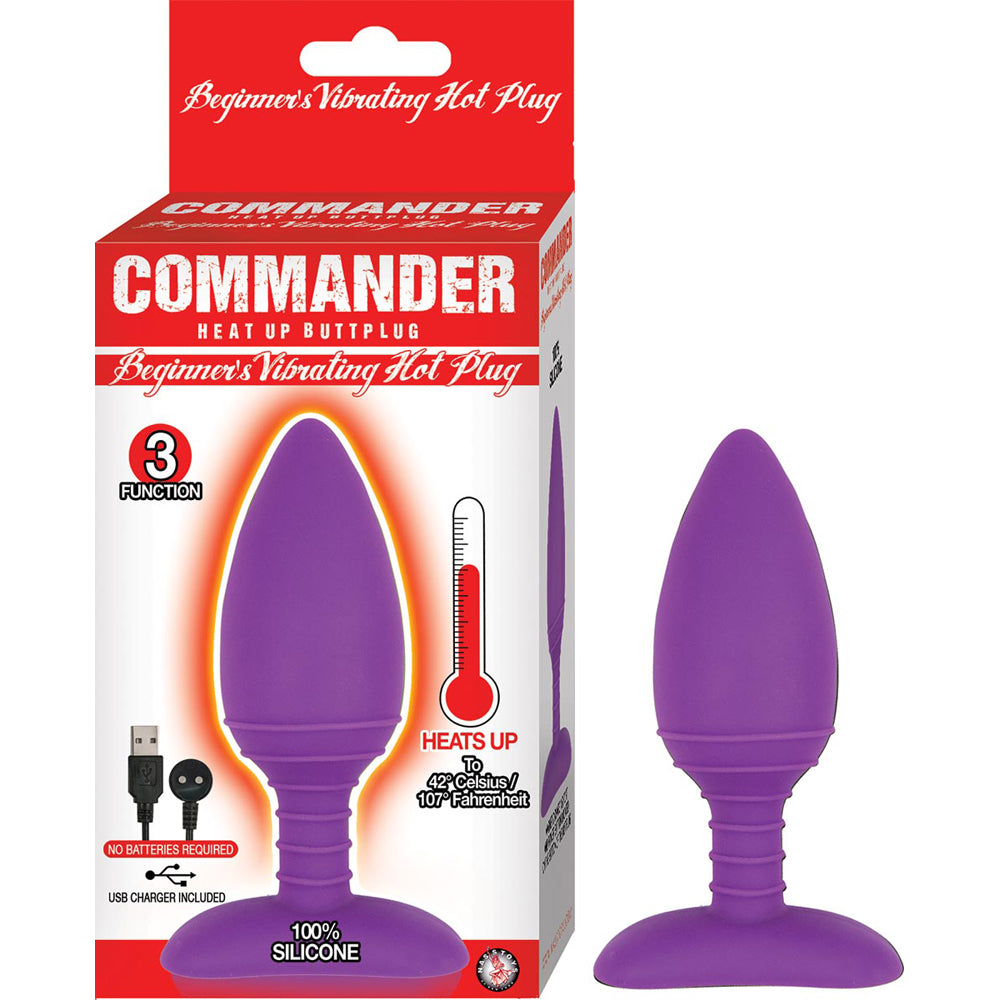 Commander Beginner's Vibrating Hot Plug Purple