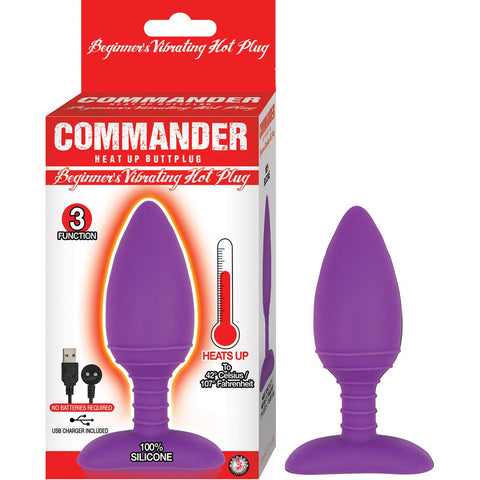 Commander Beginner's Vibrating Hot Plug Purple