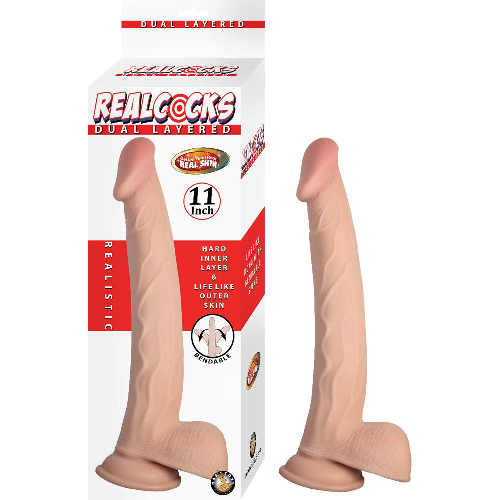 Realcocks Dual Layered 11 inch White