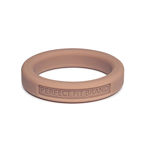 Classic 1.4 Inch (36 mm) Silicone Med. Stretch Penis Ring Skintone 6