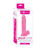 Get Lucky 9 inch Jelly Dong Pink