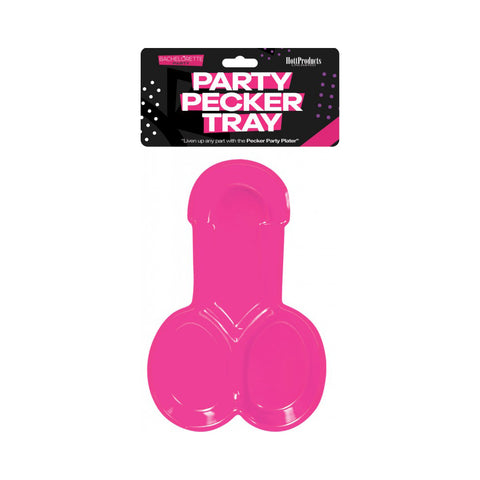 Party Pecker Platter Red
