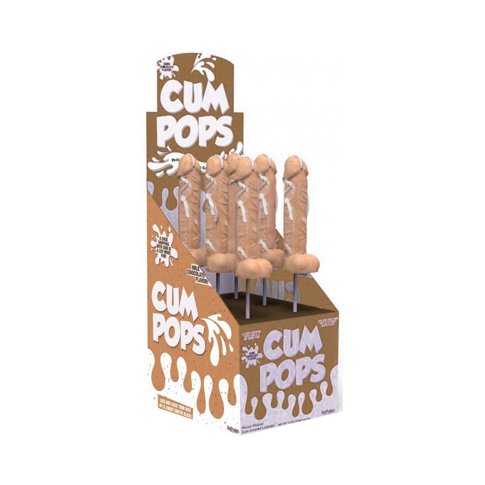 Cum Cock Pops Milk Chocolate 6Ct