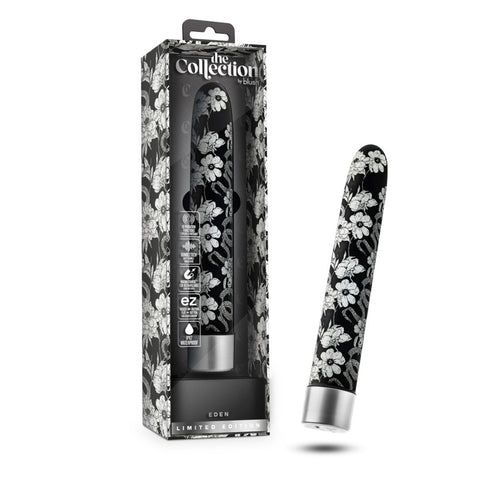 The Collection Eden 7 Inch Rechargeable Vibe Black