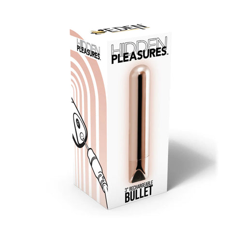 Hidden Pleasures Rechargleable Bullet Rose Gold