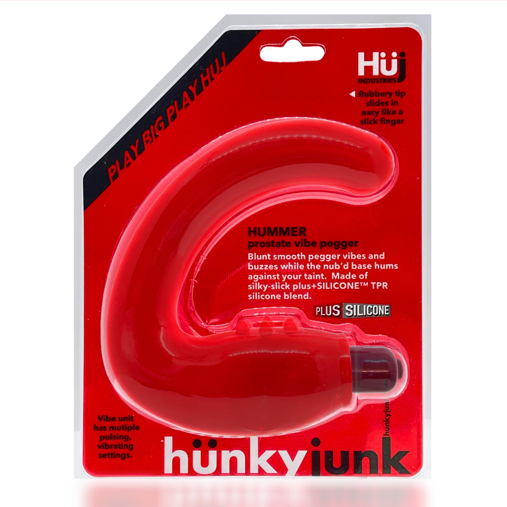 Hummer Vibe Prostate Pegger Neon Pink