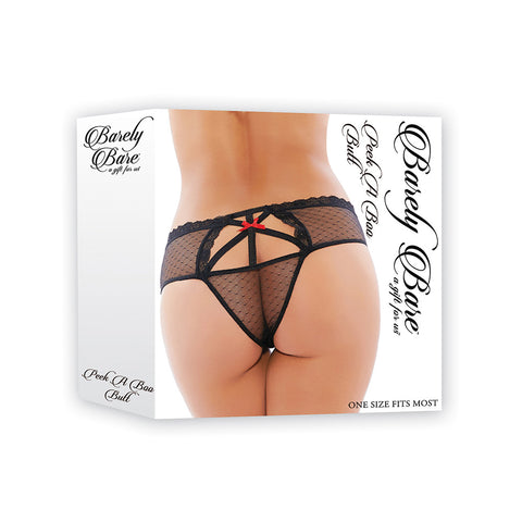 Peek A Boo Butt Black