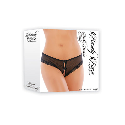 Double Window Panty Black