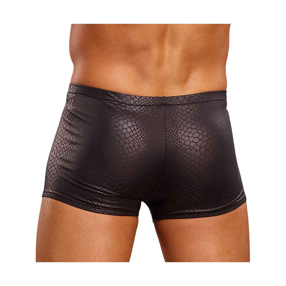 Retro Sport Panel Short Black Large