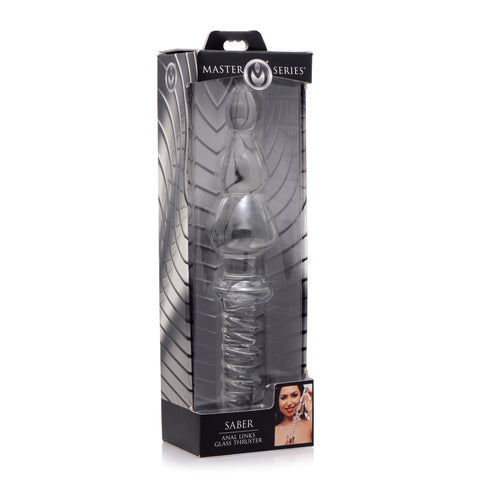 Master Series Saber Anal Links Glass Thruster
