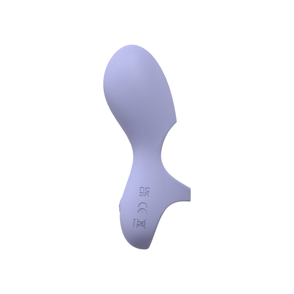 Joy 10 Speed Finger Vibe Silicone Rechargeable Waterproof Lavender