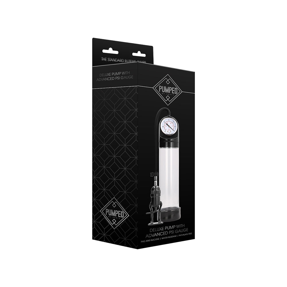 Deluxe Pump With Advanced Psi Gauge Transparent