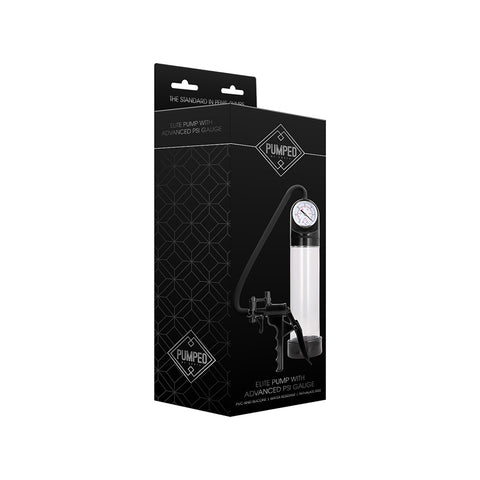 Elite Pump With Advanced Psi Gauge Transparent
