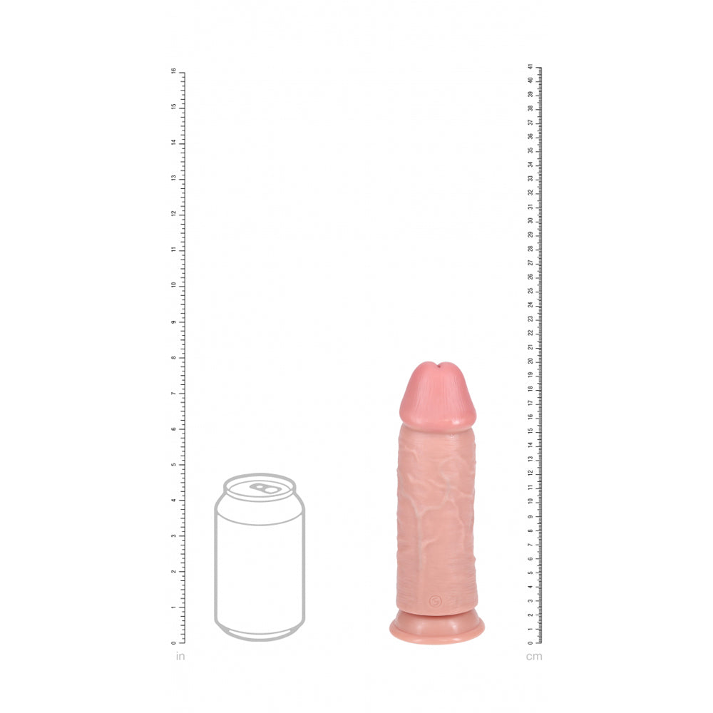 Realrock Extra Thick Realistic Dildo No Balls 8 Inch Flesh