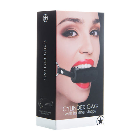 Ouch! Cylinder Gag Black