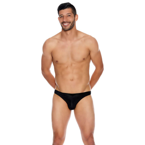 Men's Microfiber Open Back Underwear Black S/M
