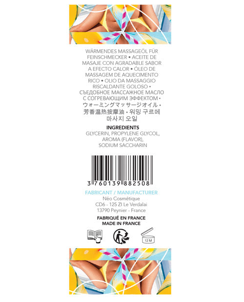 Exsens Of Paris Warming Massage Oil - 50 Ml Sex On The Beach