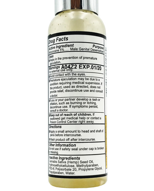 Higher Control Climax Control Gel For Men W-hemp Seed Oil - 2 Oz