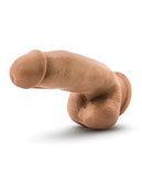 Blush Dr. Skin Silicone Dr. Samuel 7 Inch Dildo W-balls - Mocha