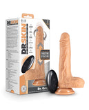 Blush Dr. Skin Silicone Dr. Grey 7 Inch Thrusting Dildo - Vanilla