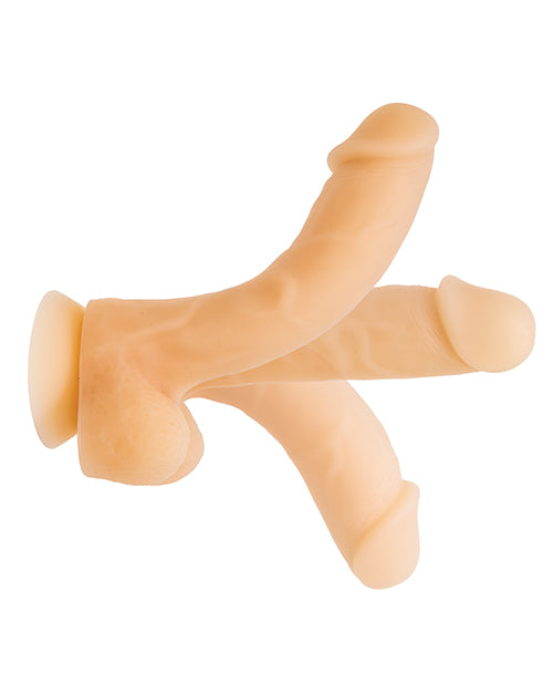 Addiction David 8 Inch Bendable Dong - Flesh