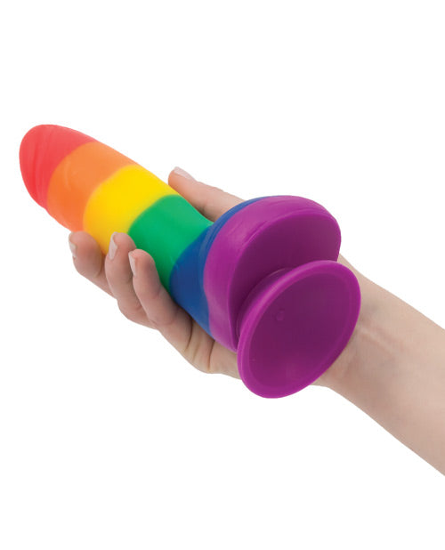 Addiction Justin 8 Inch Dildo - Rainbow