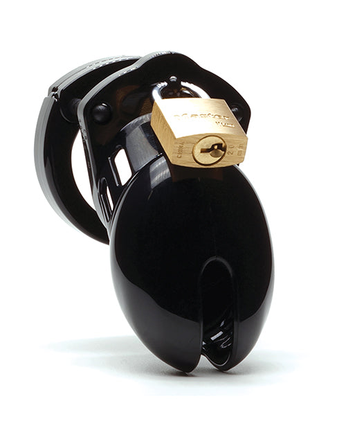 Cb-6000s 2 1/2 Inch Cock Cage & Lock Set - Black