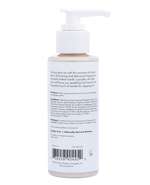 Cgc Glow Pink Cupcake Shimmer Body Lotion - 4 Oz Gold