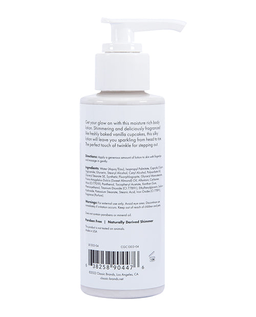 Cgc Glow Pink Cupcake Shimmer Body Lotion - 4 Oz Silver