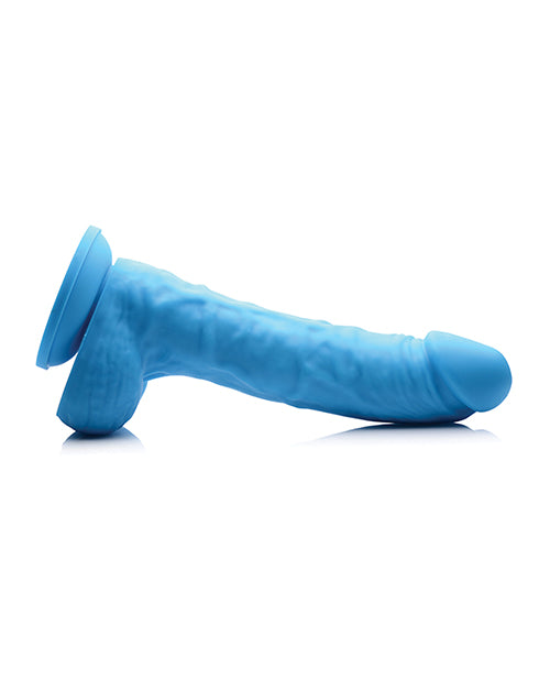 Curve Novelties Lollicock 7 Inch Silicone Dildo W-balls - Berry