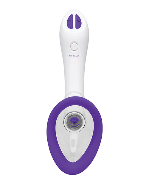 Bloom Intimate Body Automatic Vibrating Rechargeable Pump - Purple-white