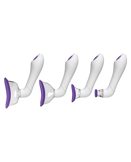 Bloom Intimate Body Automatic Vibrating Rechargeable Pump - Purple-white