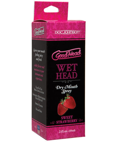 Goodhead Juicy Head Dry Mouth Spray - 2 Oz Strawberry