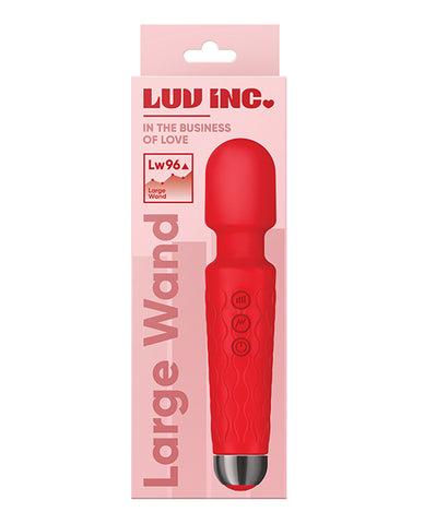 Luv Inc. 8 Inch Large Wand - Red