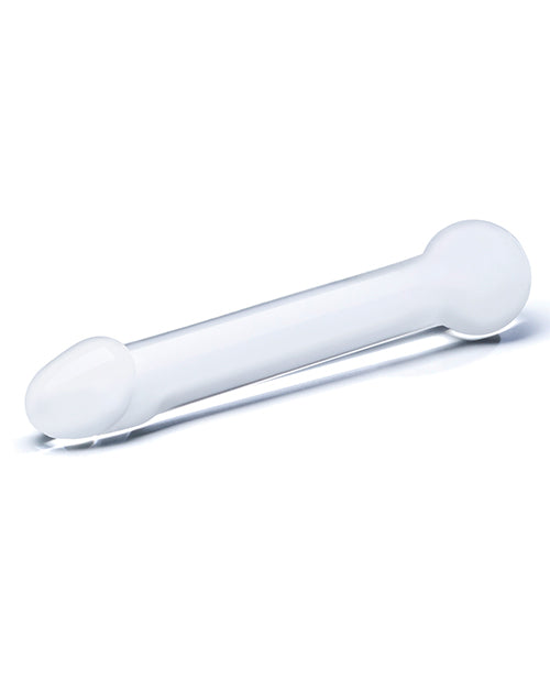 Glas 7 Inch Realistic Head Glass Dildo - Clear