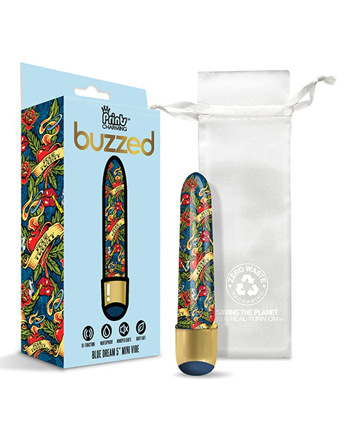 Buzzed 5 Inch Mini Vibe - Blue Dream