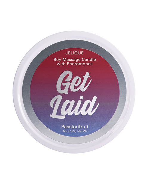 Jelique Massage Candle - 4 Oz Get Laid Passion Fruit