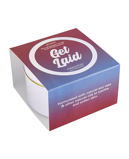 Jelique Massage Candle - 4 Oz Get Laid Passion Fruit